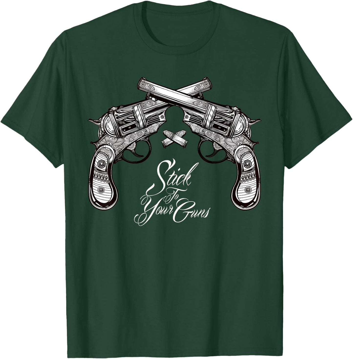Stick To Your Guns - Western Bandit - Vintage Cowboy T-Shirt - T-Shirt | Forest