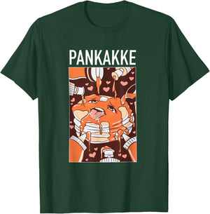 PANKAKKE Anime Funny Pancake Cute Anime, Foodie Lovers T-Shirt - T-Shirt | Forest