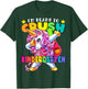 Kindergarten Dabbing Unicorn Back to School Girls Gift T-Shirt - T-Shirt | Forest