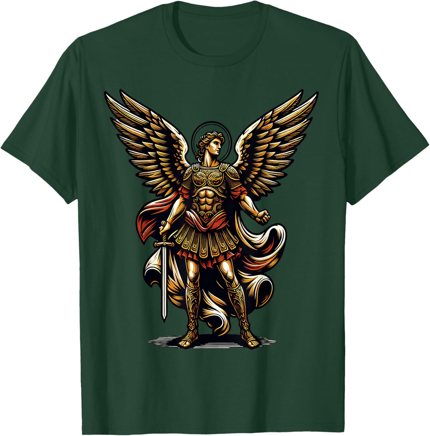 Saint Michael Archangel T-Shirt - T-Shirt | Forest