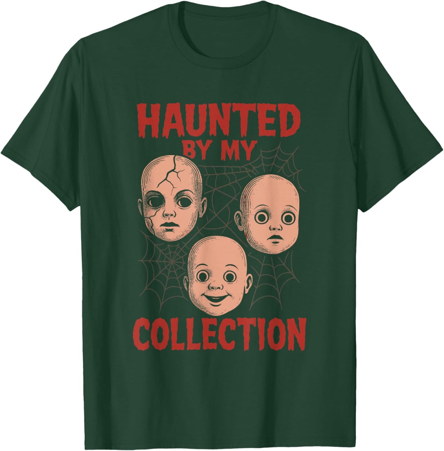 Horror Doll Collector Creepy Toy Lover Haunted Doll T-Shirt - T-Shirt | Forest