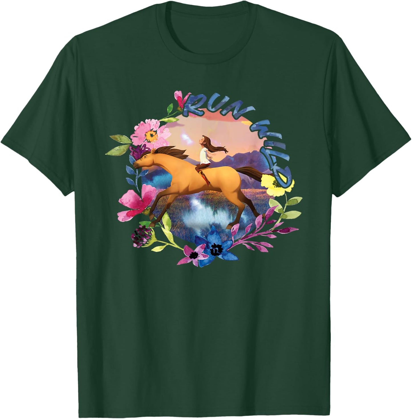 Spirit Riding Free Living Out T-Shirt - T-Shirt | Forest