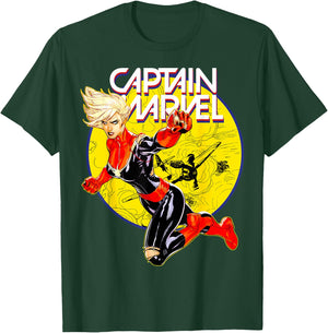 Marvel Captain Marvel Earth's Mightiest Hero Graphic T-Shirt - T-Shirt | Forest