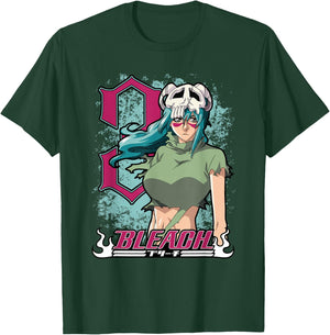 Bleach Neliel 3 with Splatter and Logo Anime T-Shirt - T-Shirt | Forest
