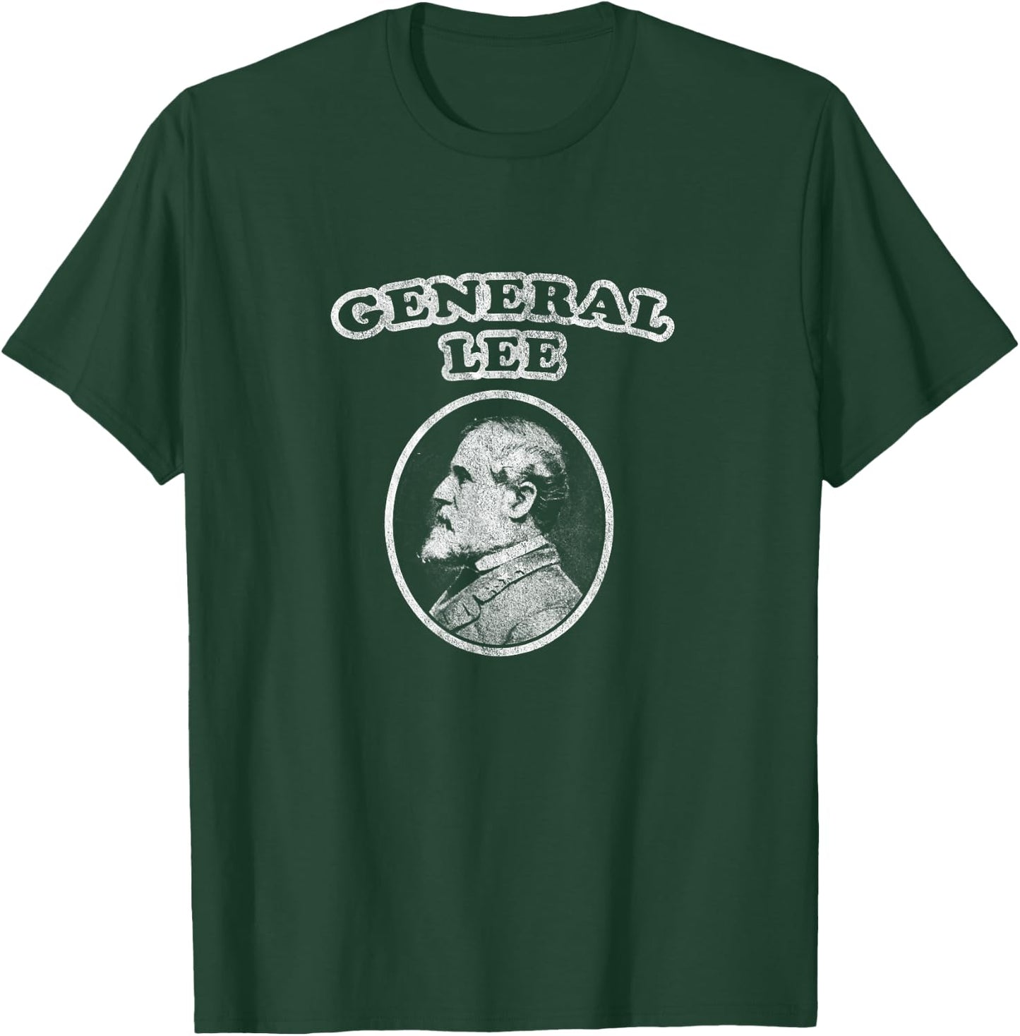Retro General Lee by Civil War Shirt Co T-Shirt - T-Shirt | Forest