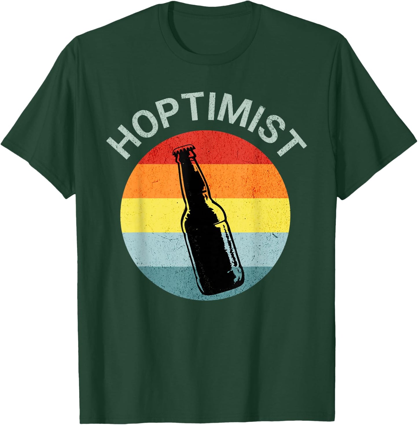 Hoptimist Home Brew Craft Beer Shirts Women Vintage T-Shirt - T-Shirt | Forest