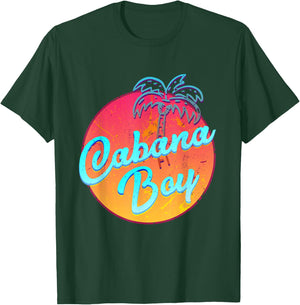 Cabana Boy - Funny Pool Guy Palm T-Shirt - T-Shirt | Forest