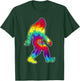 Vintage hippie big foot tie dye distressed 60's design T-Shirt - T-Shirt | Forest