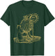 Lion Eating Sun Occult Medieval Emblem T-Shirt - T-Shirt | Forest