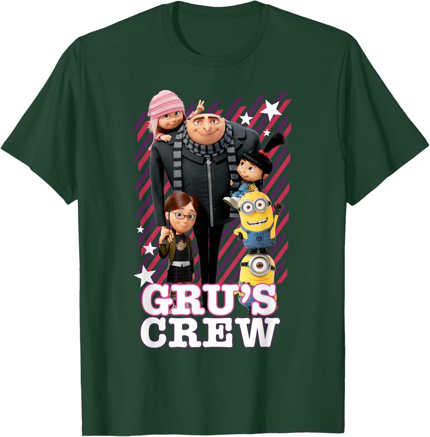 Despicable Me Minions Grus Whole Crew Graphic T-Shirt - T-Shirt | Forest