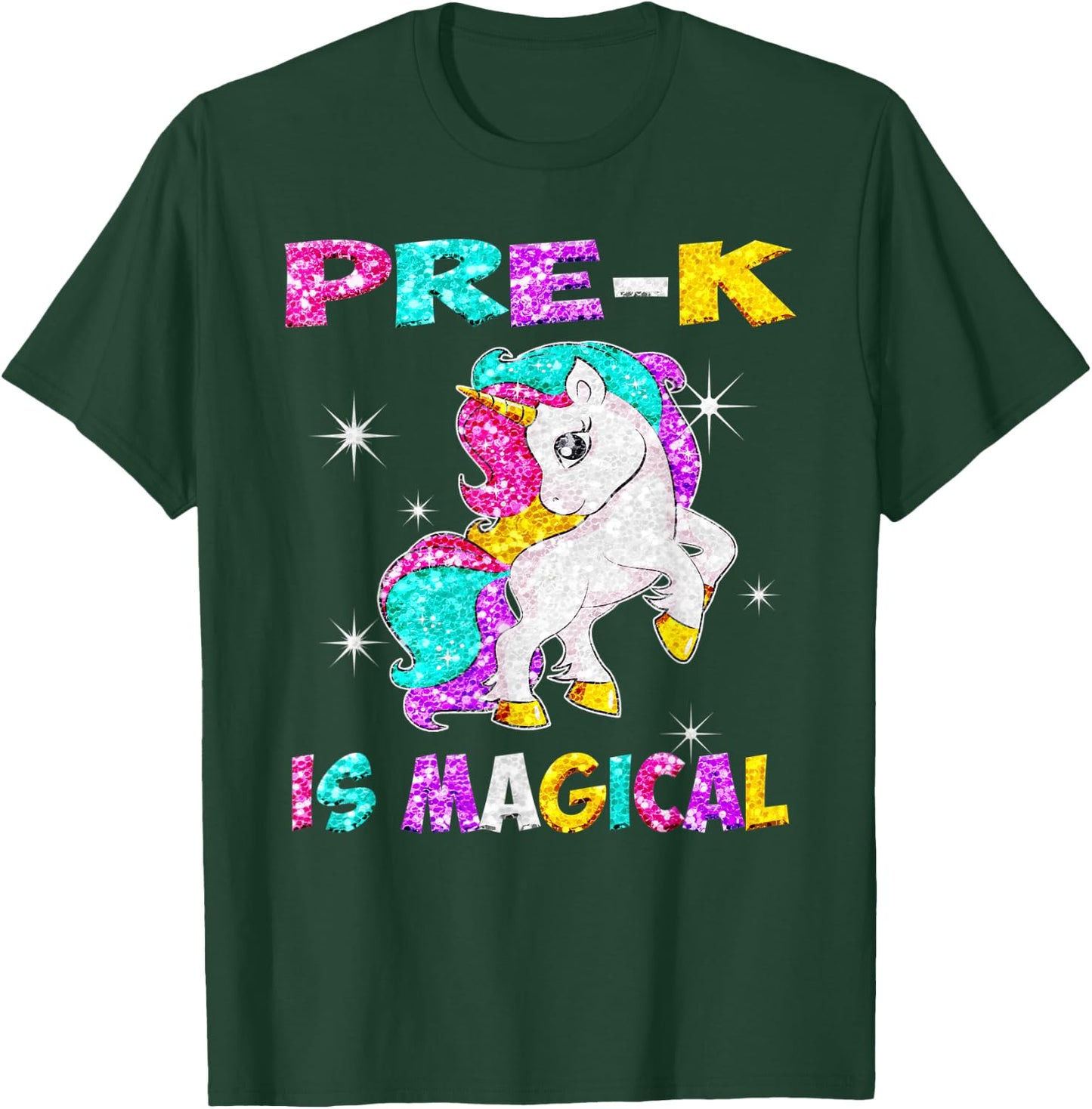 Pre-K is Magical Unicorn Back to School T-Shirt - T-Shirt | Forest