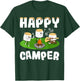 Marshmallows Happy Camper Motorhome Life Camping T-Shirt - T-Shirt | Forest