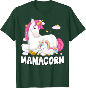 Mamacorn Shirt Unicorn New Mom Baby Mommy Mother Gift T-Shirt - T-Shirt | Forest
