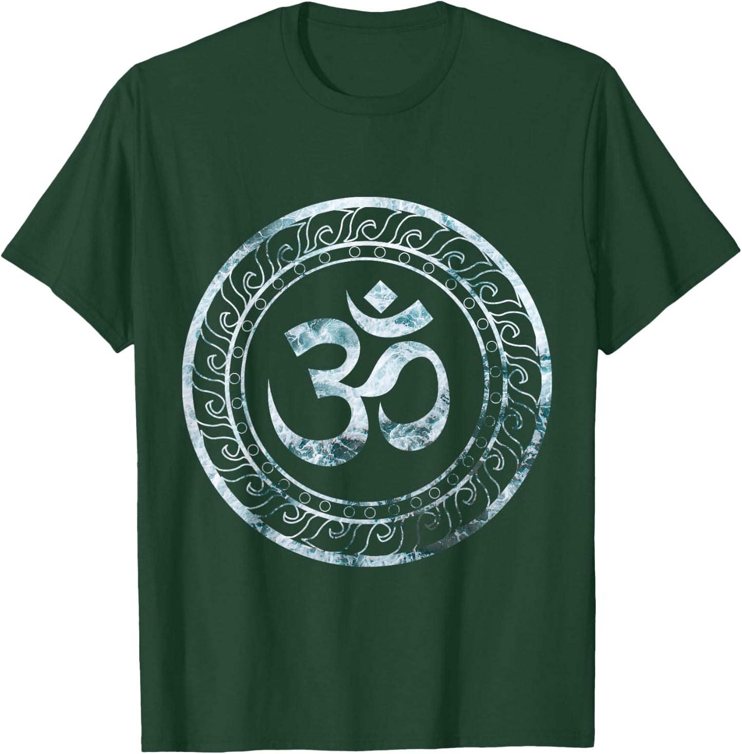 Om Ohm Aum Symbol Spiritual Yoga T-Shirt - T-Shirt | Forest