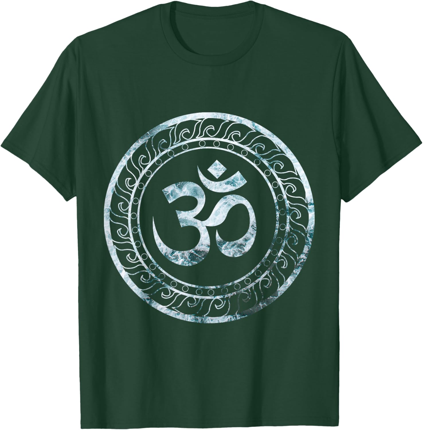 Om Ohm Aum Symbol Spiritual Yoga T-Shirt - T-Shirt | Forest