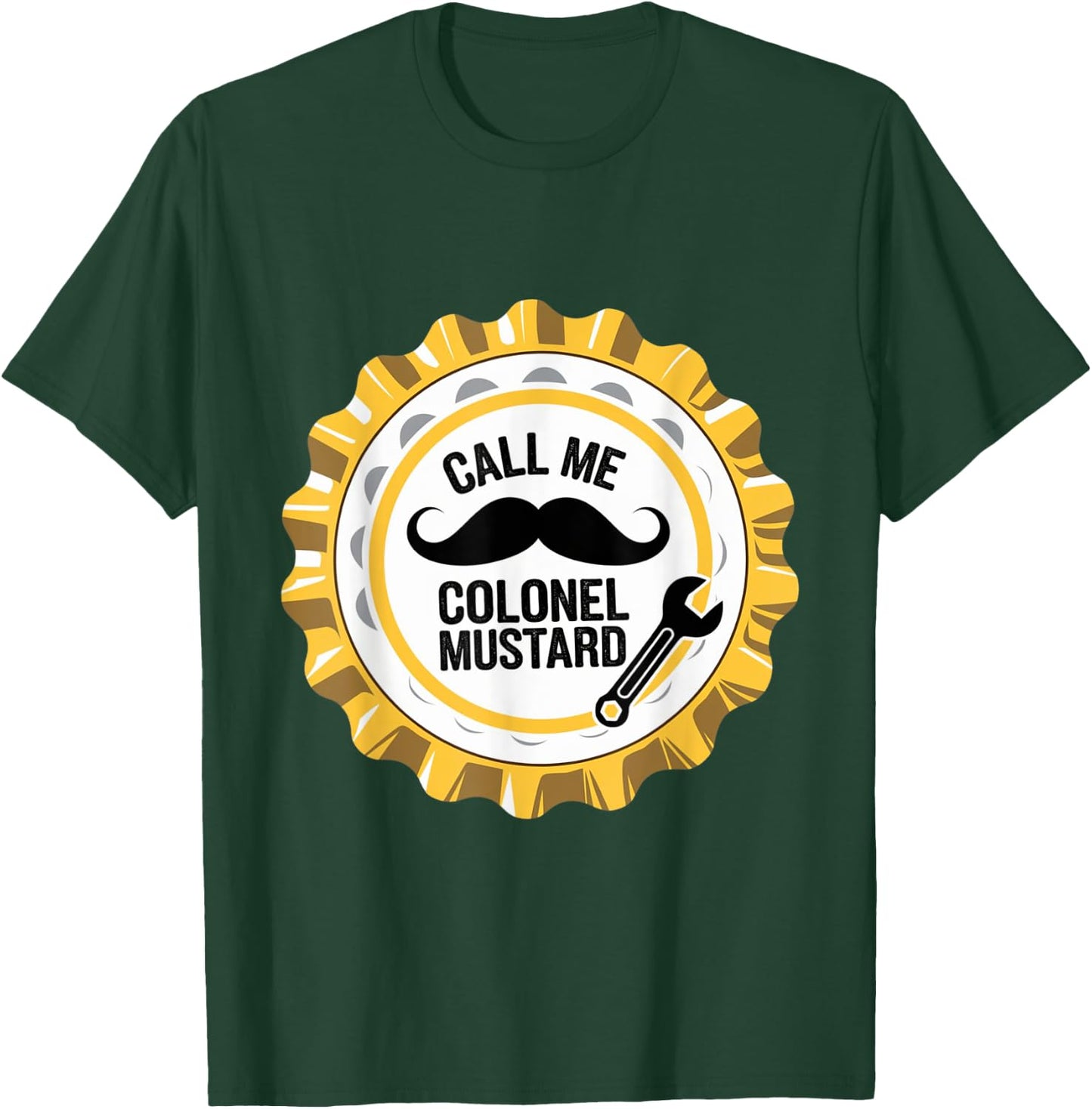 Colonel Mustard Funny Halloween Mustard Costume T-Shirt - T-Shirt | Forest