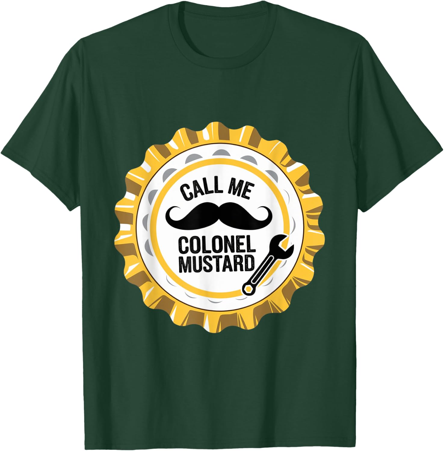 Colonel Mustard Funny Halloween Mustard Costume T-Shirt - T-Shirt | Forest