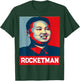 Kim Jong Un Rocket Man - Funny North Korea Shirt - -Adults - Black - Small - Short Sleeve - Classic Fit - Cotton Blend - Modern - Retro - Political Theme T-Shirt - T-Shirt | Forest