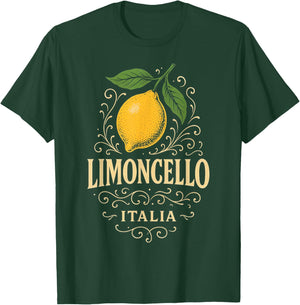 Limoncello Italy Lemon Drink Liquor Italian Gift Summer T-Shirt - T-Shirt | Forest