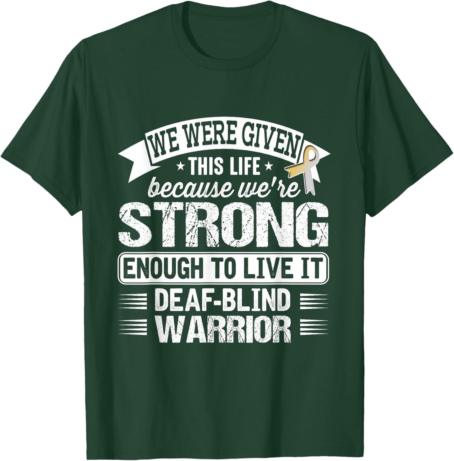 Deaf Blind Awareness T Shirt T-Shirt - T-Shirt | Forest