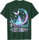 Mermaid Great Grandpa Family Matching Girl Birthday Party T-Shirt - T-Shirt | Forest