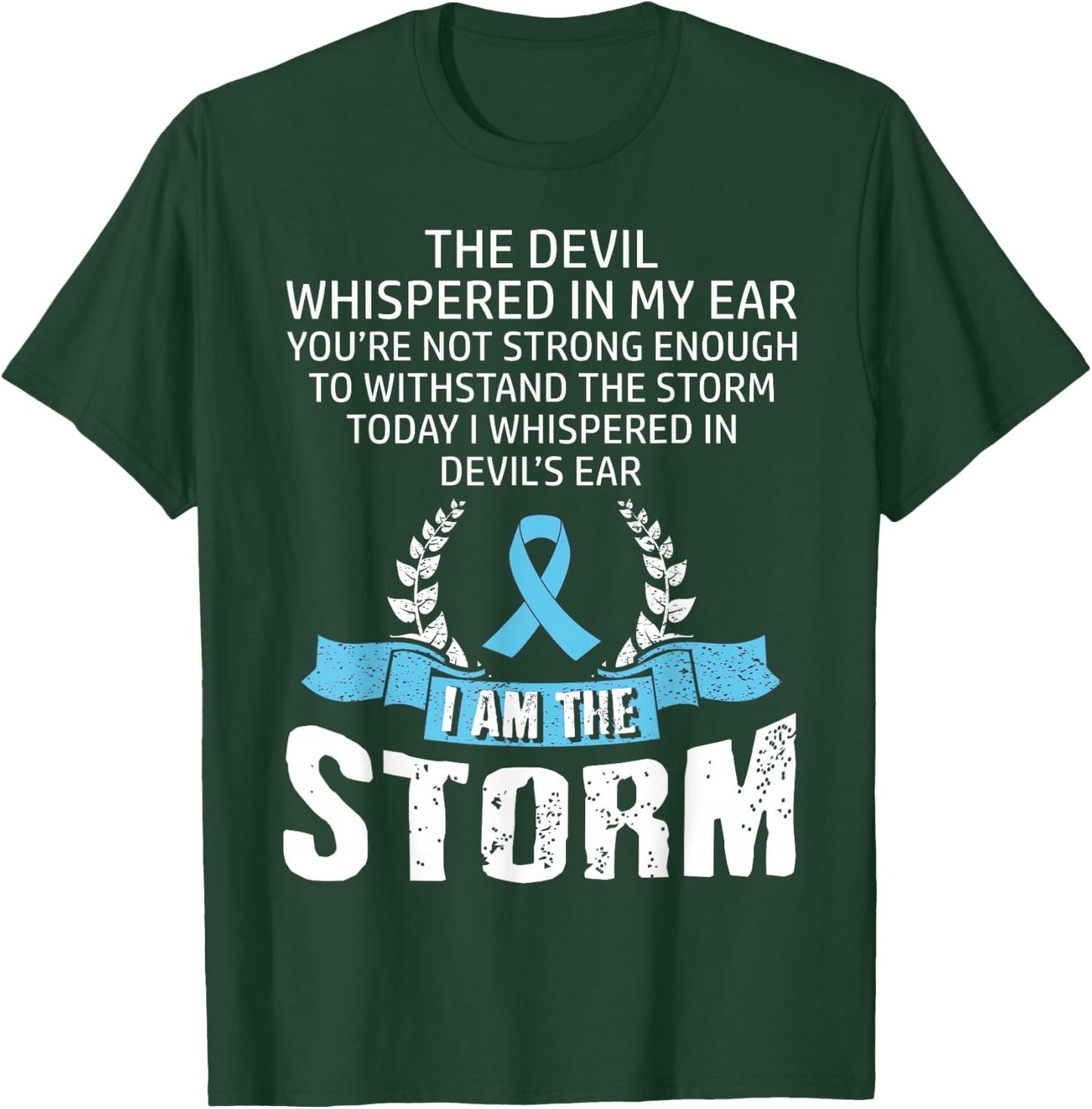 Prostate Cancer Awareness Storm T-Shirt - T-Shirt | Forest