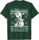 Disney Frozen Olaf Vintage Ugly Christmas Sweater T-Shirt - T-Shirt | Forest