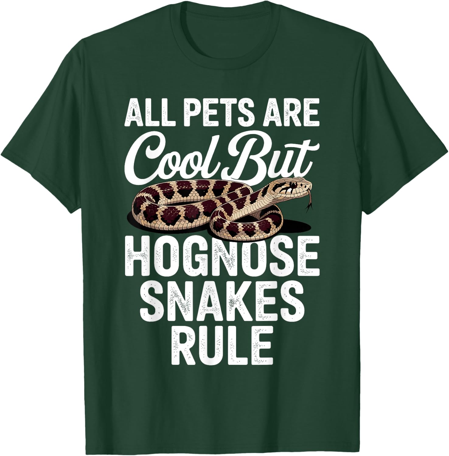 Cool Hognose Snake Art Women Herpetology Hognose T-Shirt - T-Shirt | Forest