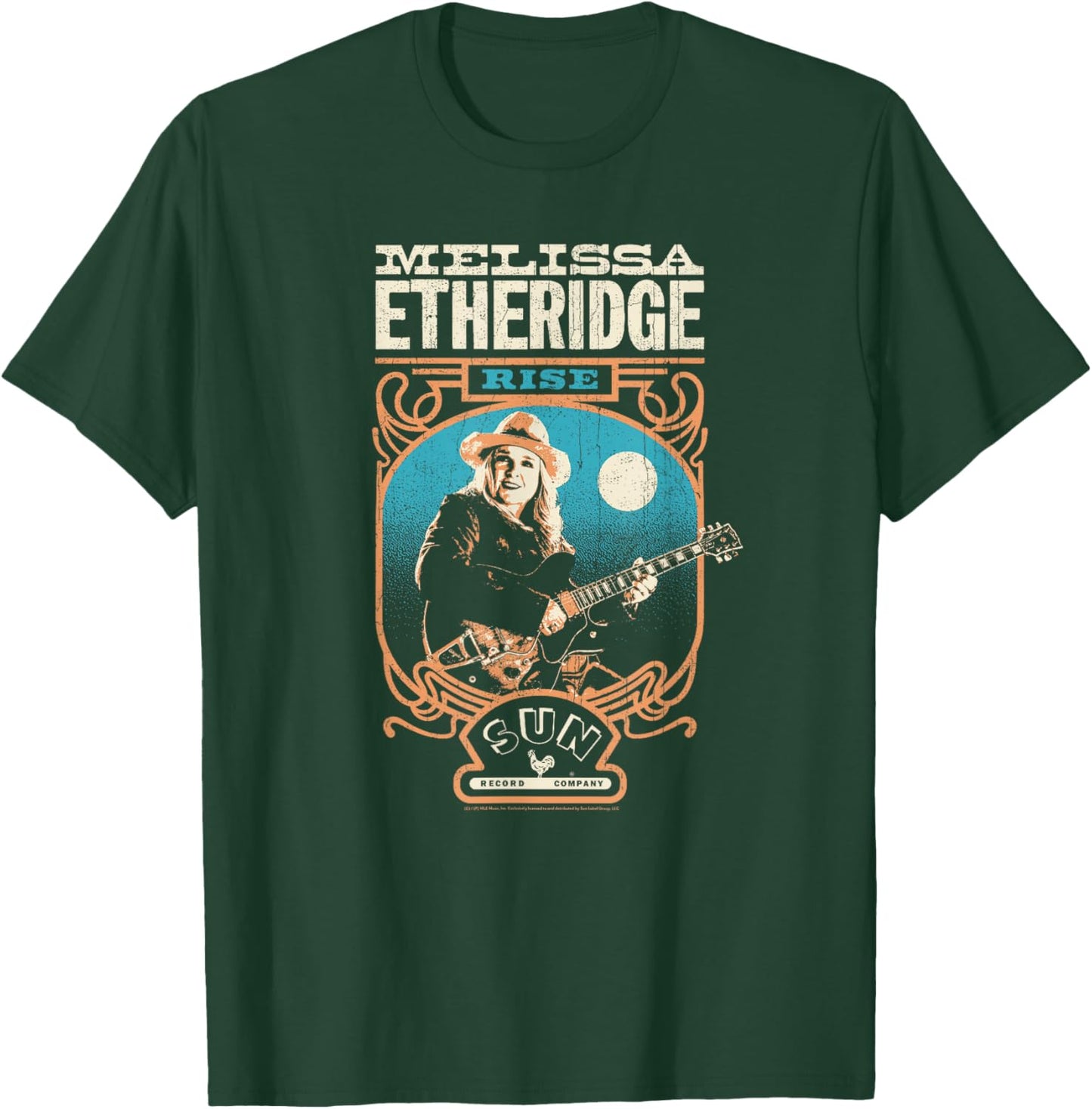 Melissa Etheridge Rise Distressed Nouveau Photo T-Shirt - T-Shirt | Forest