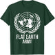 Flat Earth Army T Shirt Planet Map Society Men Women Gift T-Shirt - T-Shirt | Forest