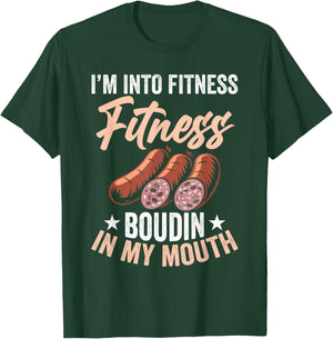 Boudin Snack Food Meal Louisianan Food Fitness Boudin T-Shirt - T-Shirt | Forest