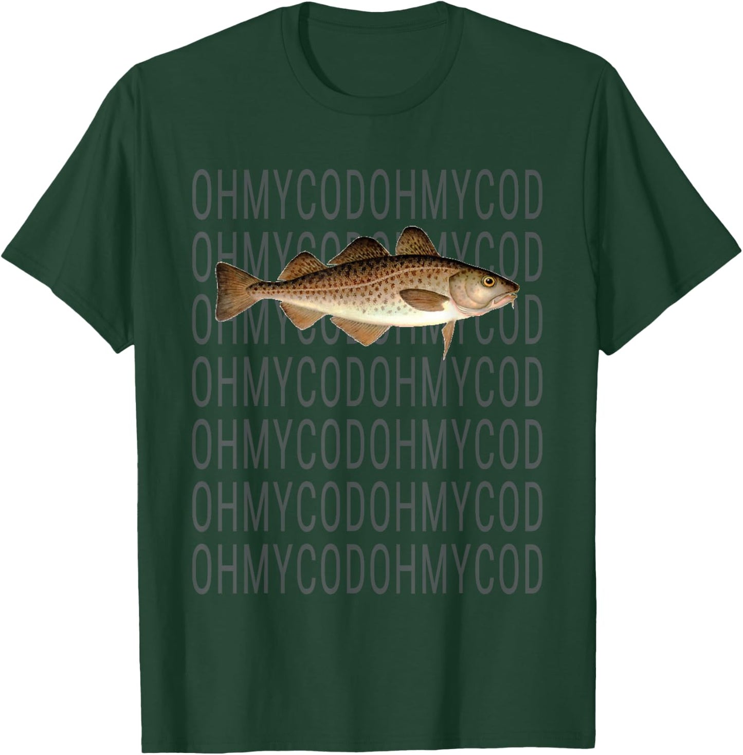 Shane Awesome - Oh My Cod Fish T-Shirt - T-Shirt | Forest