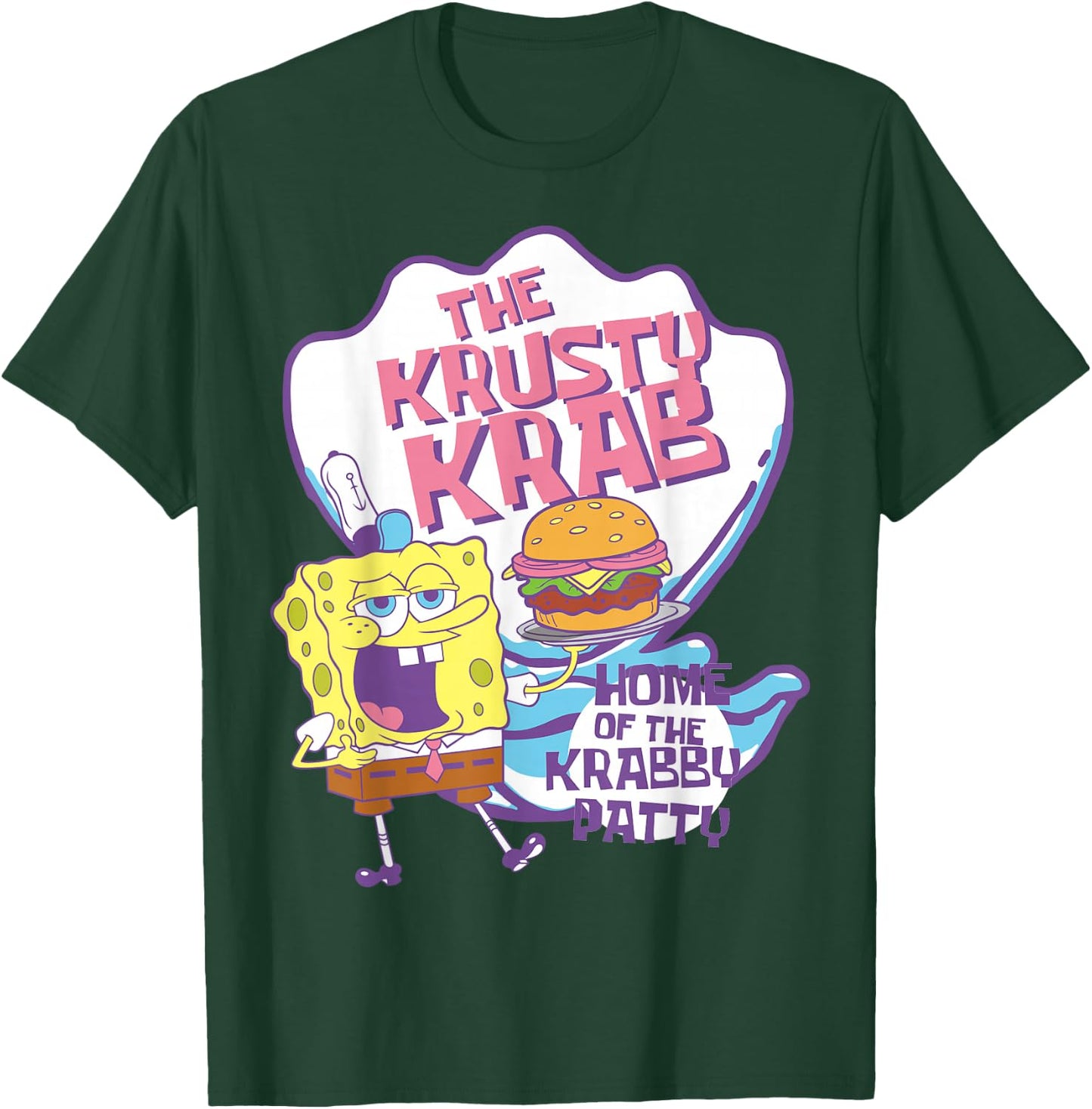 Spongebob Squarepants Pastel Krusty Krab T-Shirt - T-Shirt | Forest