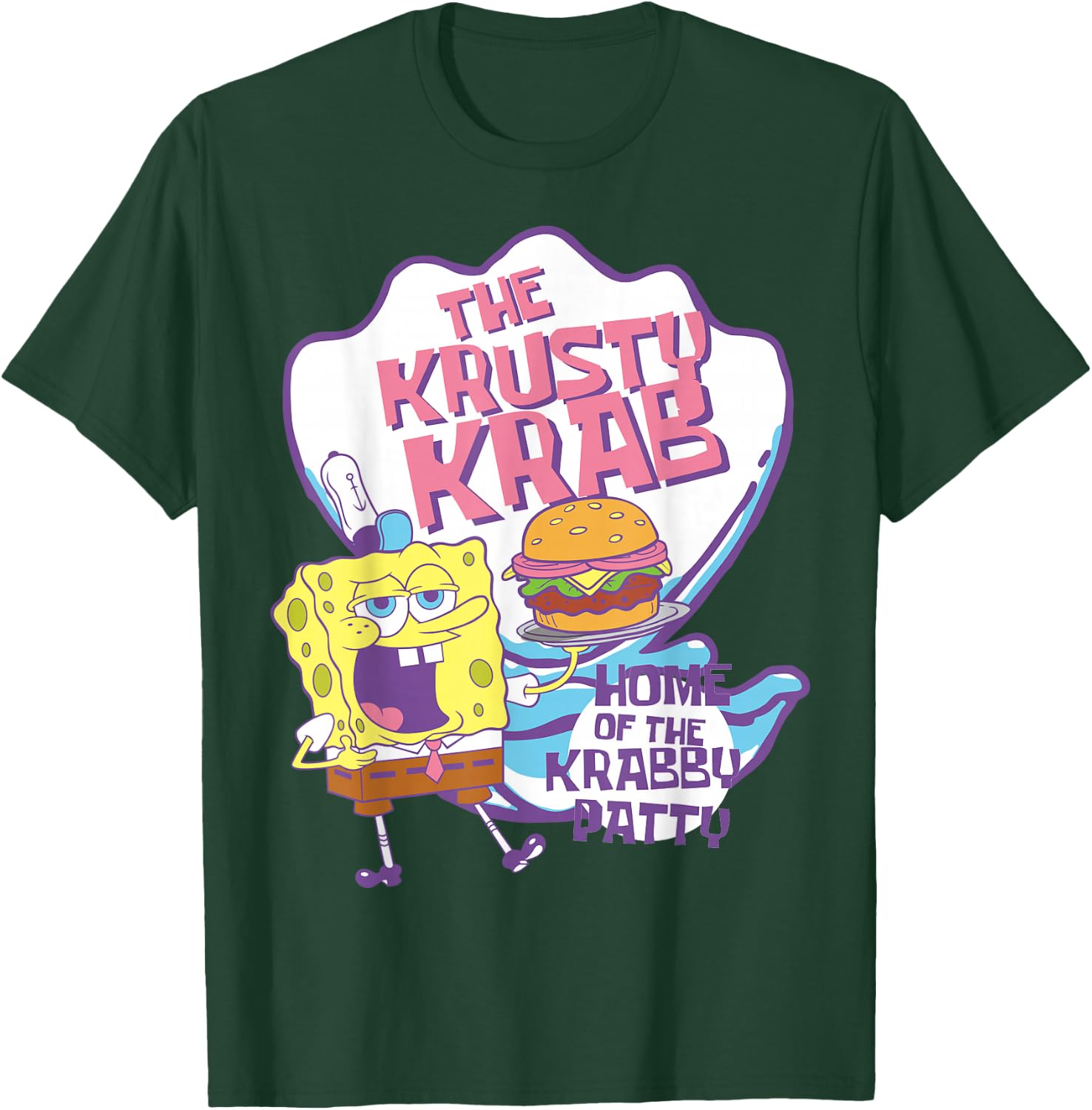 Spongebob Squarepants Pastel Krusty Krab T-Shirt - T-Shirt | Forest