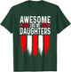 Awesome Like My Daughters Funny Men Dad Fathers Day T-Shirt - T-Shirt | Forest