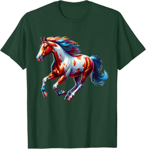 Paint Horse Design American Paint Horse T-Shirt - T-Shirt | Forest