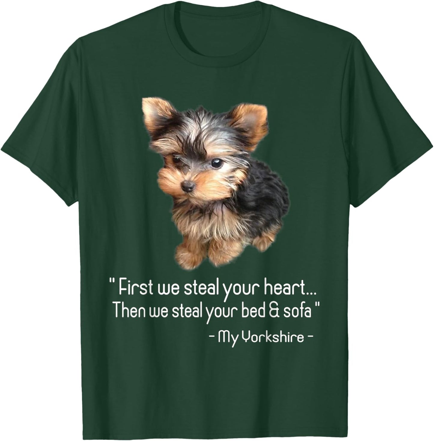 Yorkie T-Shirt - T-Shirt | Forest