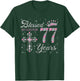 Blessed by God For 77 Years Old 77th Birthday Gift T-Shirt - T-Shirt | Forest