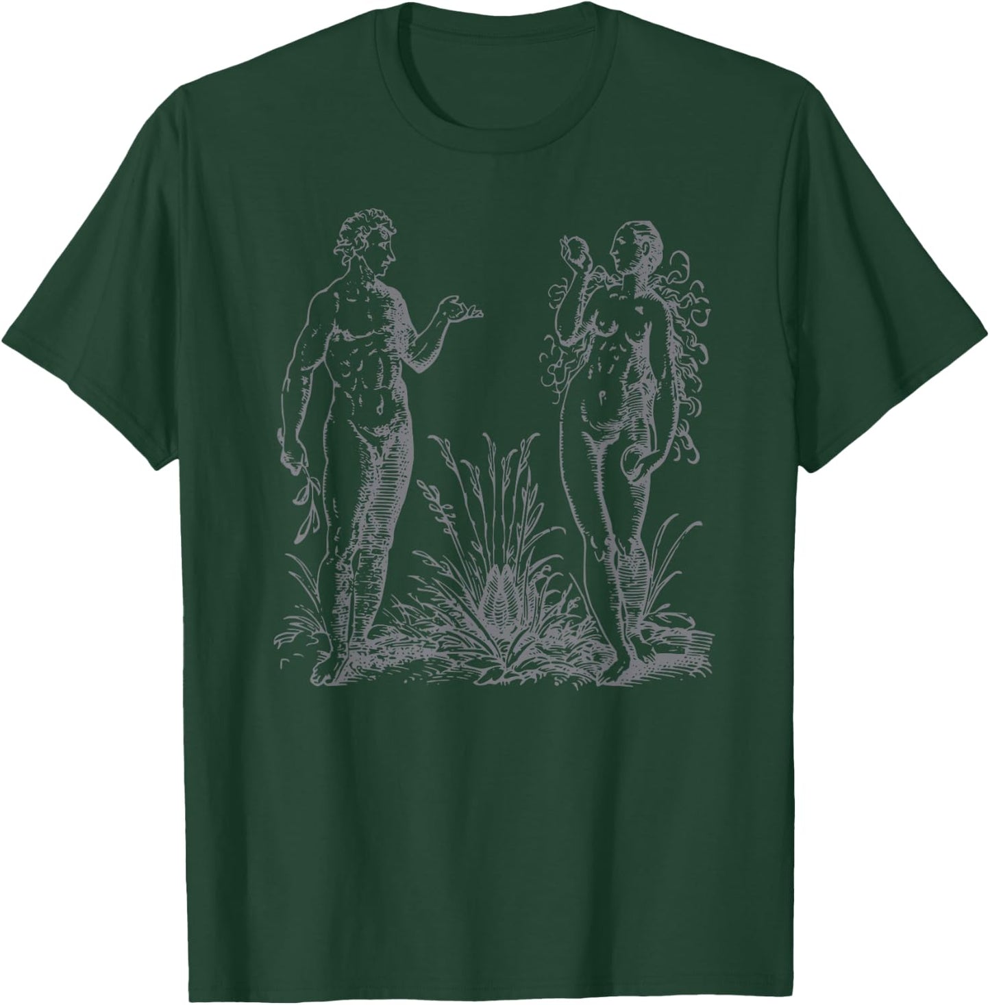 Adam and Eve Garden of Eden Religious Christian Faith T-Shirt - T-Shirt | Forest