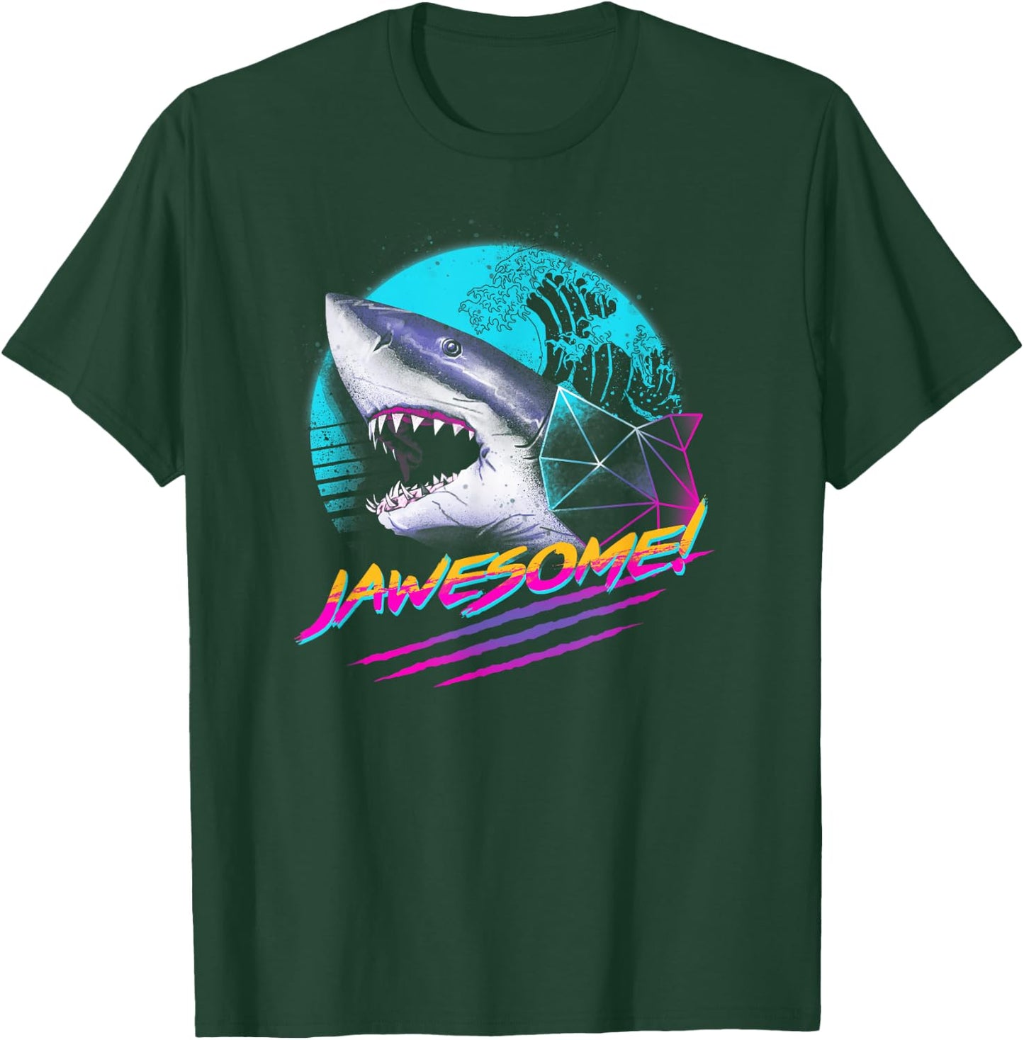 Jawesome Retro T-Shirt - T-Shirt | Forest