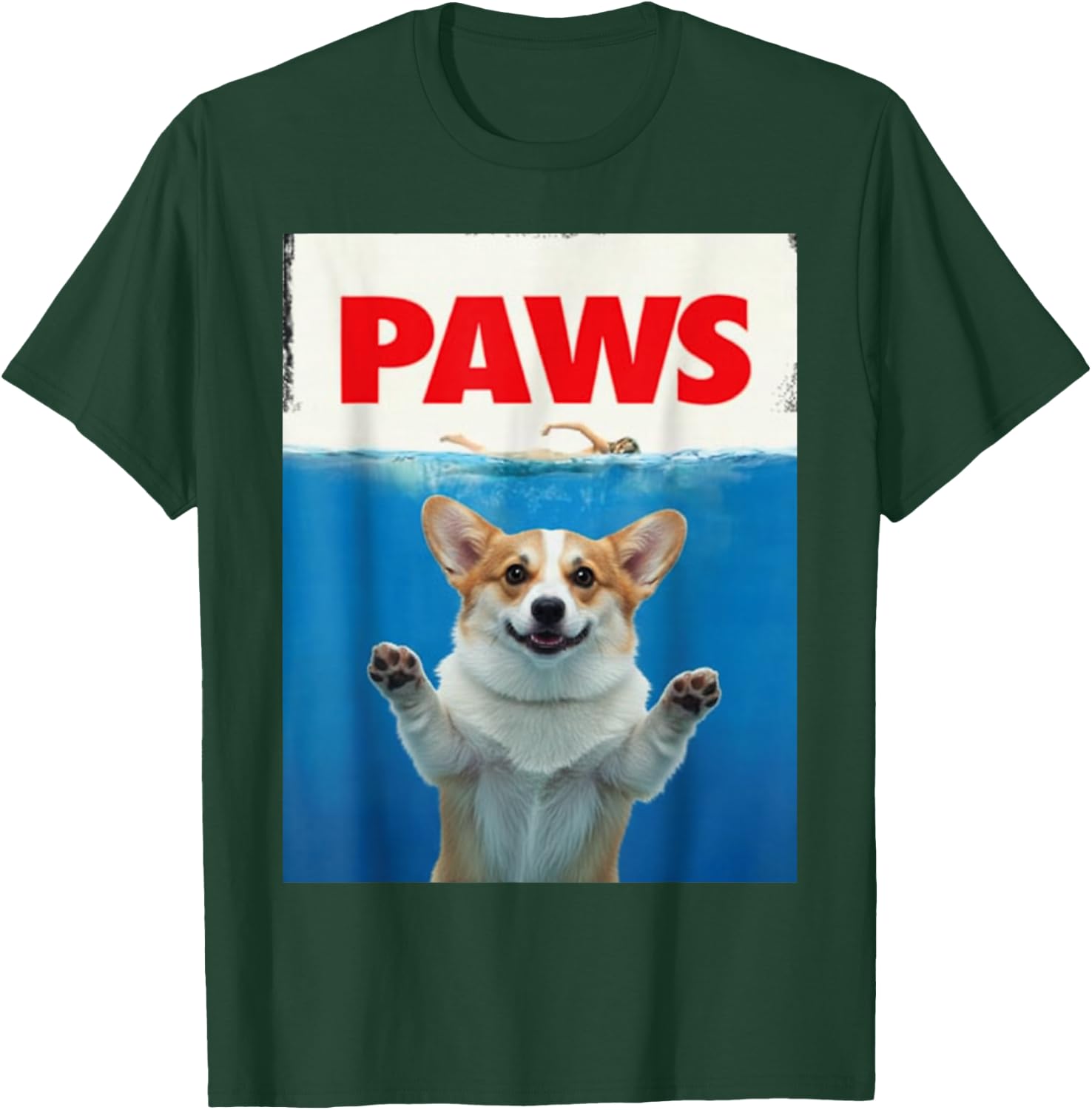 Paws Corgi Dog Shirts Funny Dog Gifts Women Kid T-Shirt - T-Shirt | Forest