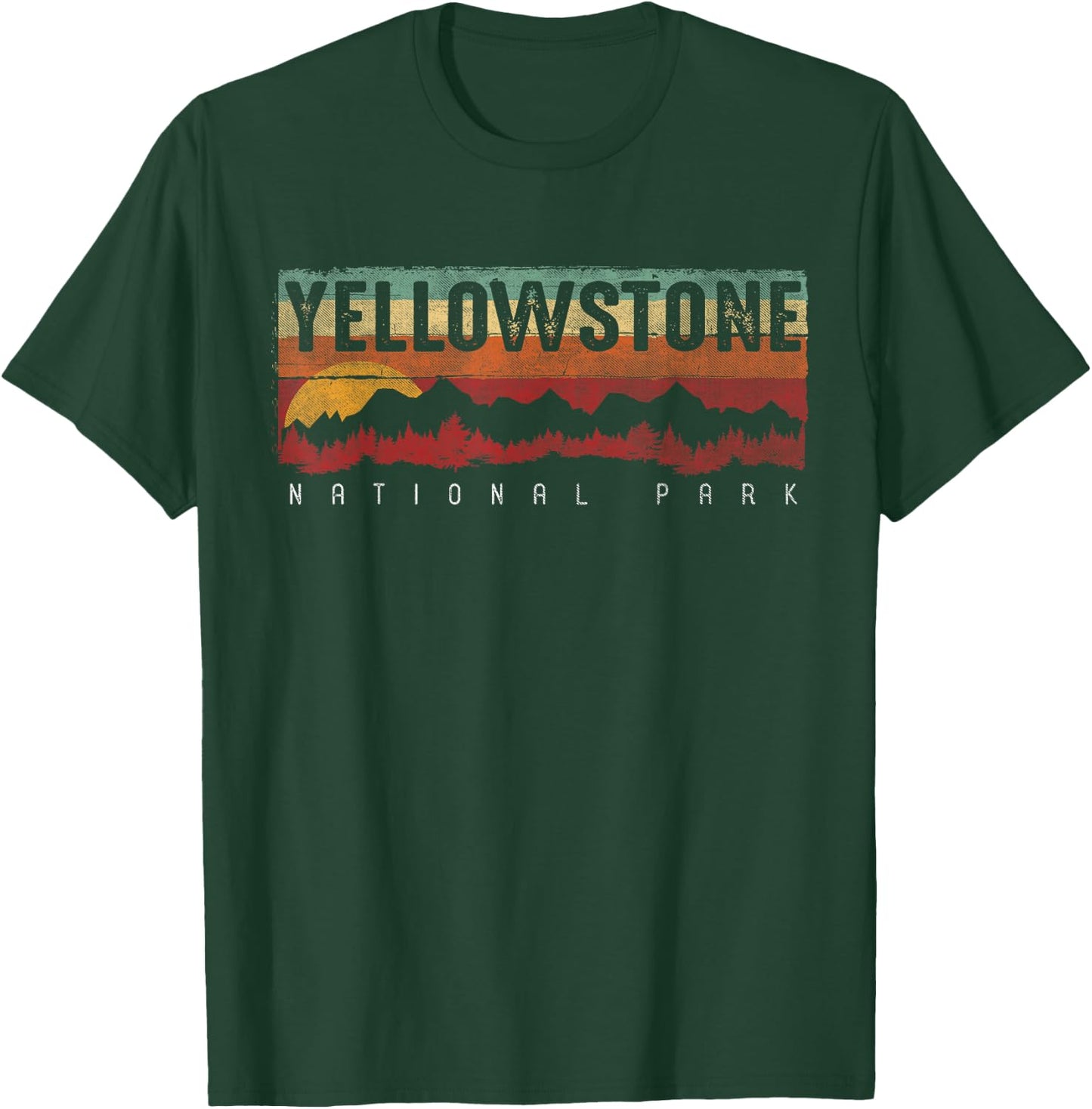Vintage Yellowstone National Park T-Shirt - T-Shirt | Forest