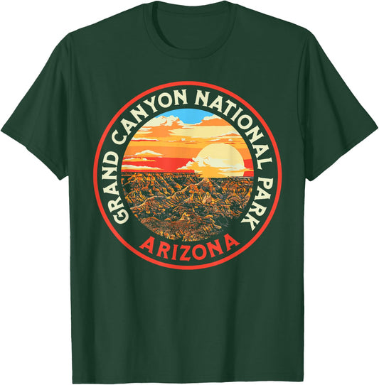 Vintage Grand Canyon National Park Retro 80s Graphic T-Shirt - T-Shirt | Forest