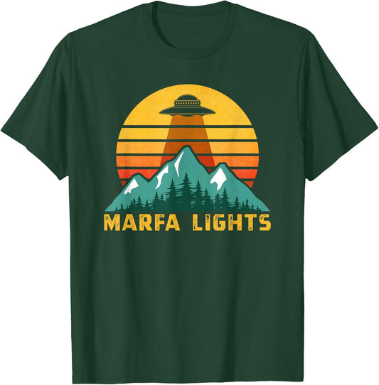 Marfa Lights Alien Shirt, Texas Flying Saucer Gift T-Shirt - T-Shirt | Forest