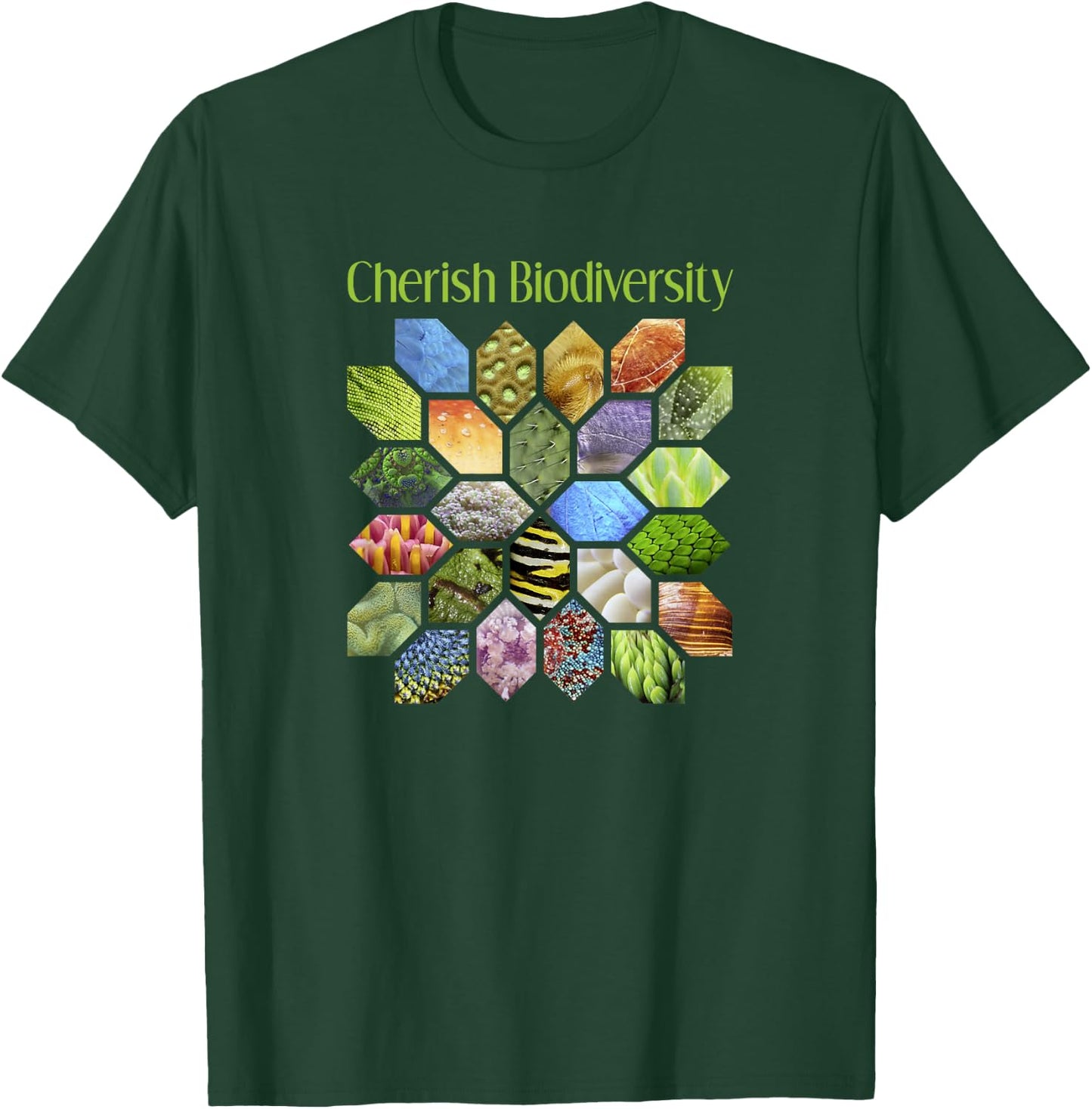 Cherish Biodiversity Science T-Shirt - T-Shirt | Forest