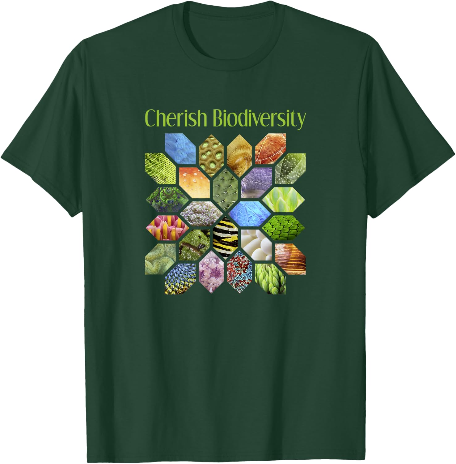 Cherish Biodiversity Science T-Shirt - T-Shirt | Forest