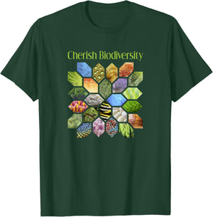 Cherish Biodiversity Science T-Shirt - T-Shirt | Forest
