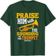 Funny Trumpet Player Christian Psalm 150:3 Marching Band T-Shirt - T-Shirt | Forest