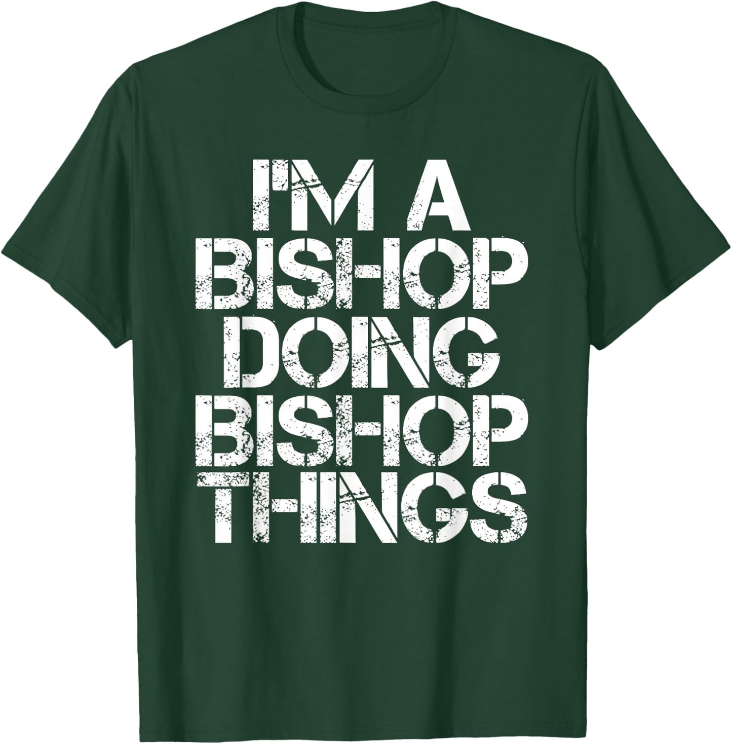 BISHOP Funny Surname Family Tree Birthday Reunion Gift T-Shirt - T-Shirt | Forest
