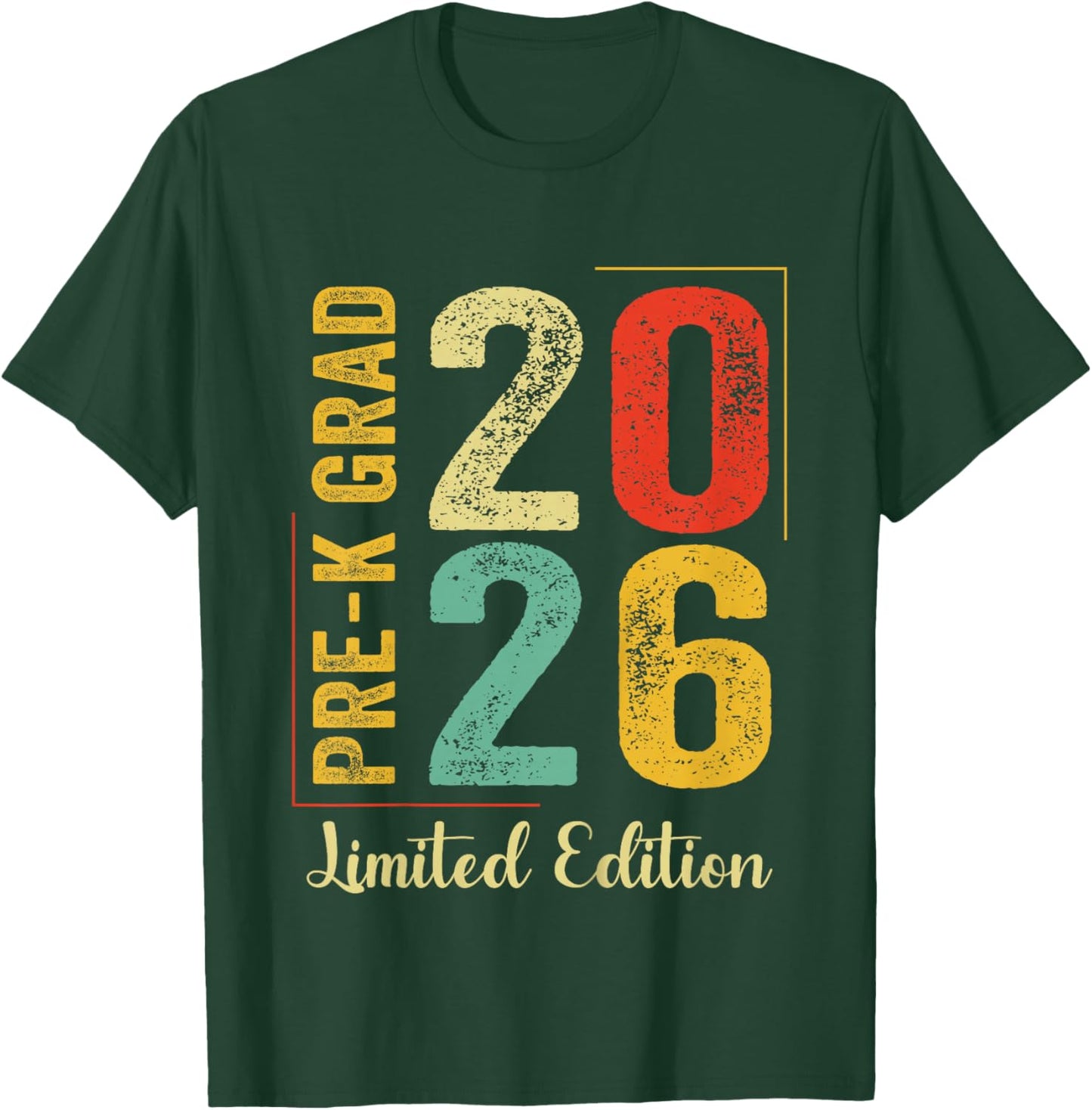 Kids Pre-K Preschool Graduation 2026 Pre-K Grad 2026 T-Shirt - T-Shirt | Forest